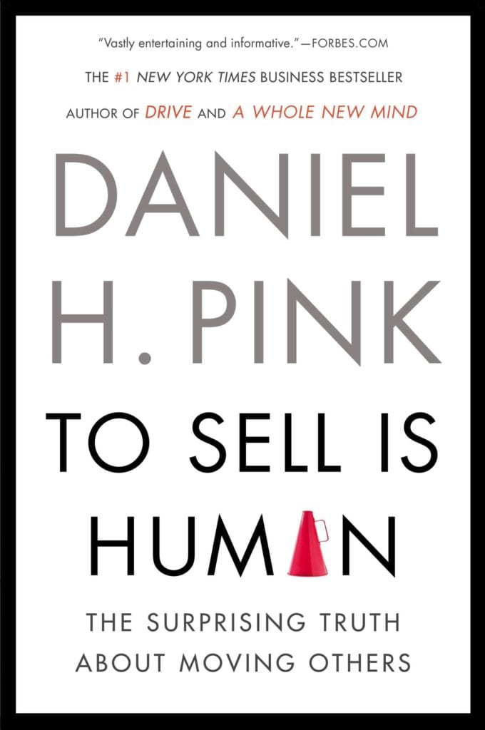 Book cover of To Sell is Human by Daniel H. Pink
