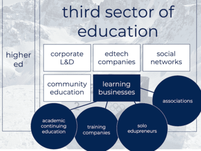 Visual of the Third Sector of Education