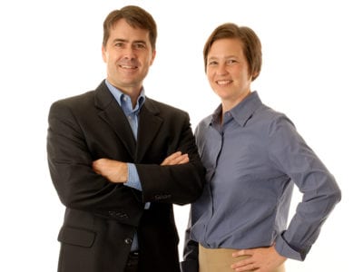 Leading Learning Podcast hosts Jeff Cobb and Celisa Steele