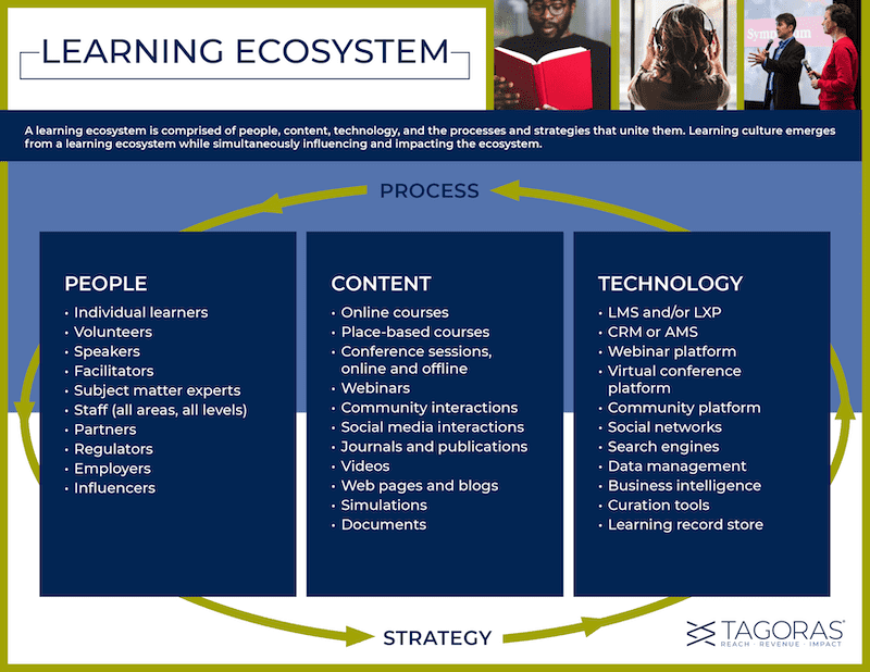 Tagoras Learning Ecosystem Graphic