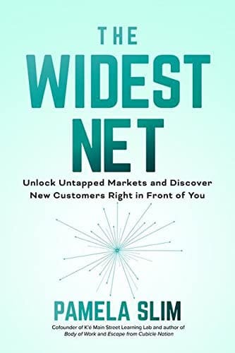 book cover of The Widest Net by Pamela Slim