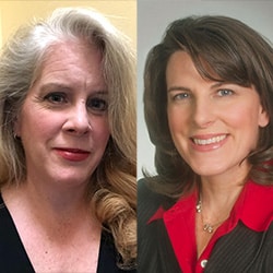 Leading Learning Podcast interviewees Elizabeth Engel and Polly Karpowicz 